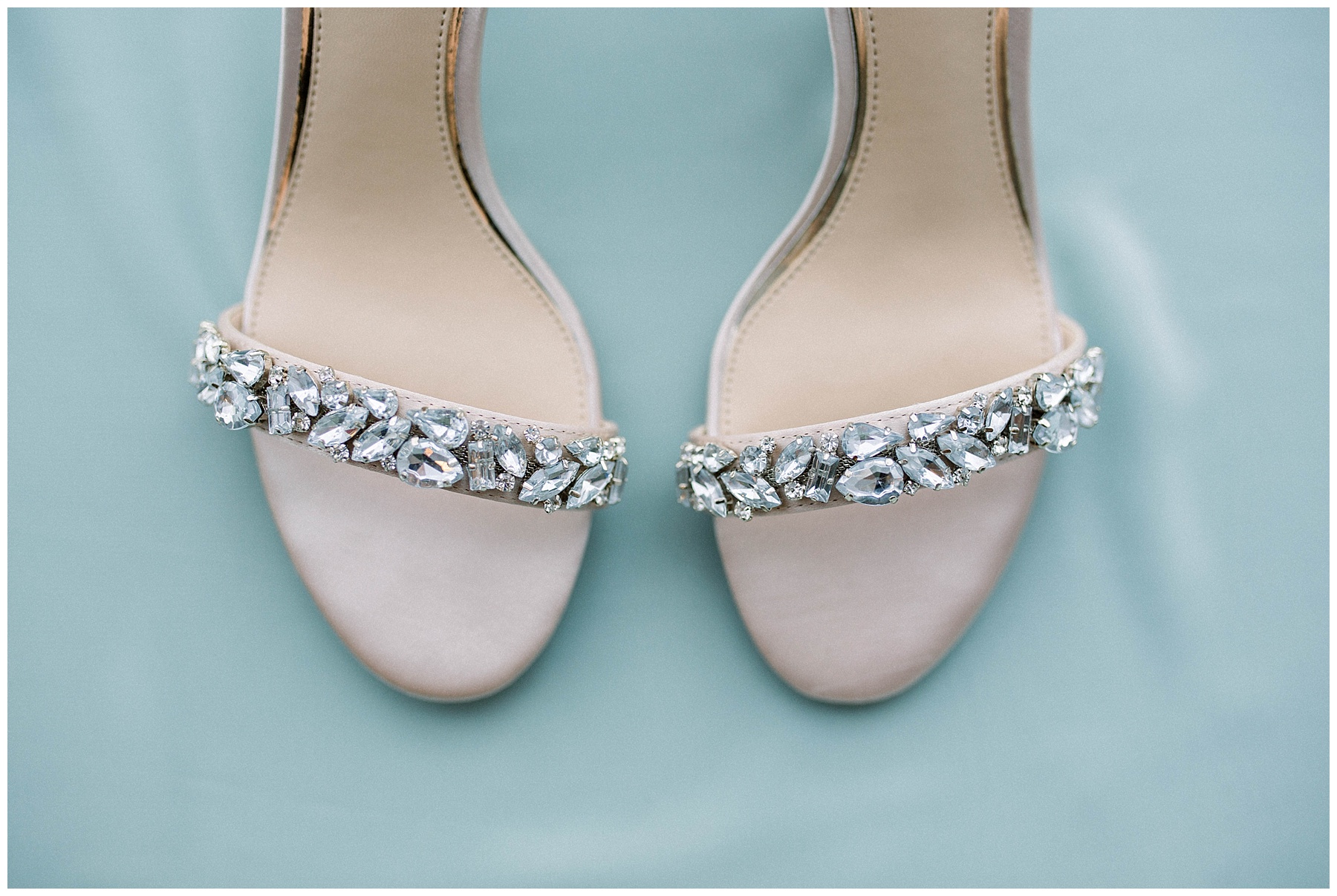 bridal heel shoe detail shot