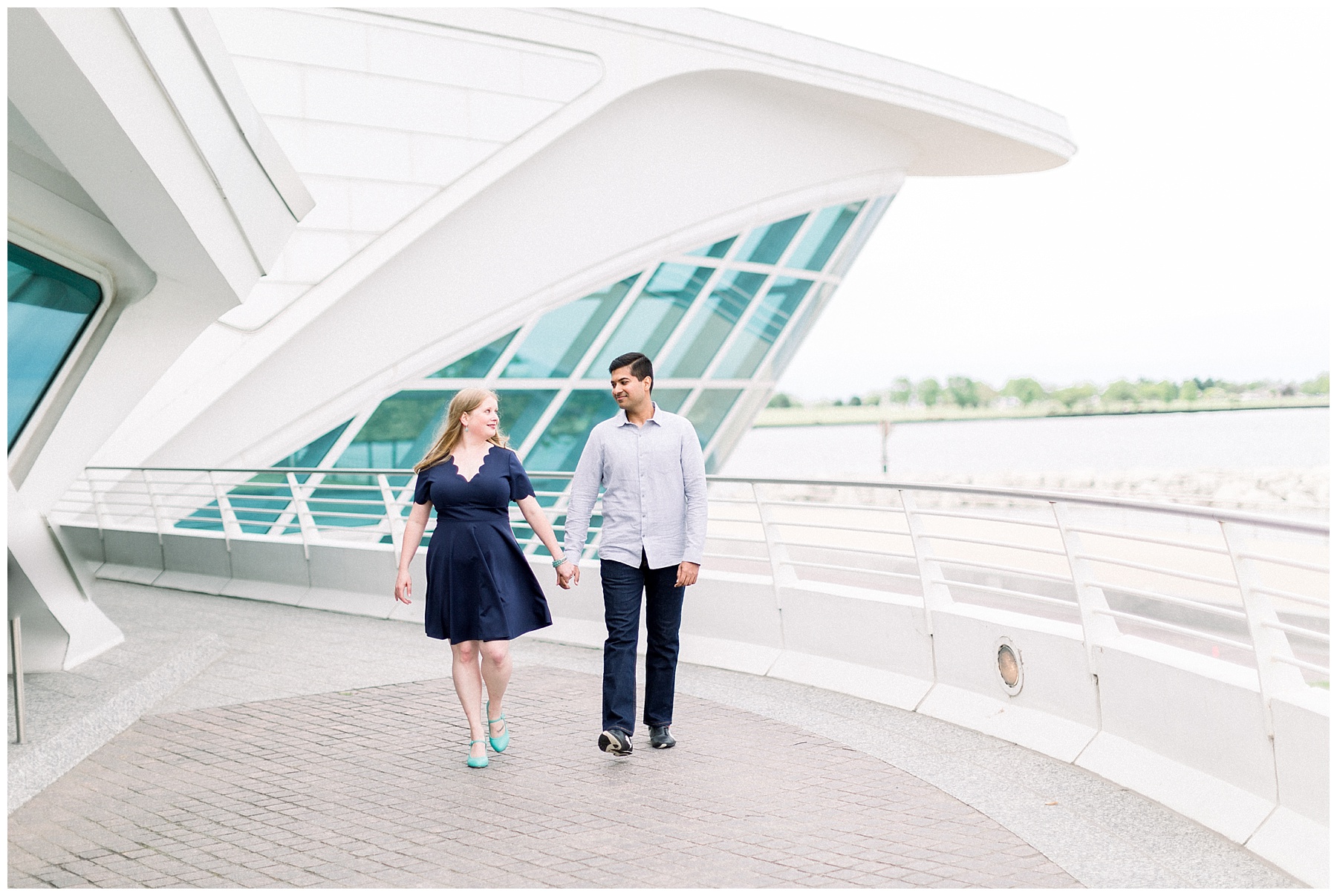 Downtown Milwaukee Art Museum Engagement Session